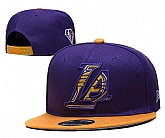 Los Angeles Lakers Team Logo Adjustable Hat YD (17),baseball caps,new era cap wholesale,wholesale hats